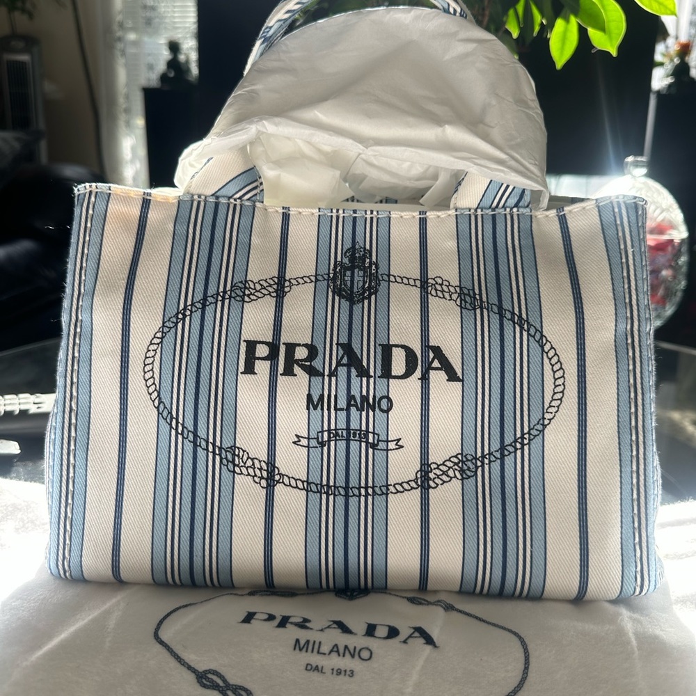 New with Tag Prada Canapa with strap